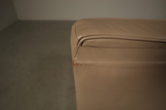 Poltrona Florence Knoll, Poltrone, Cromo, Pelle, Beige, Vintage (foto 11 di 15)