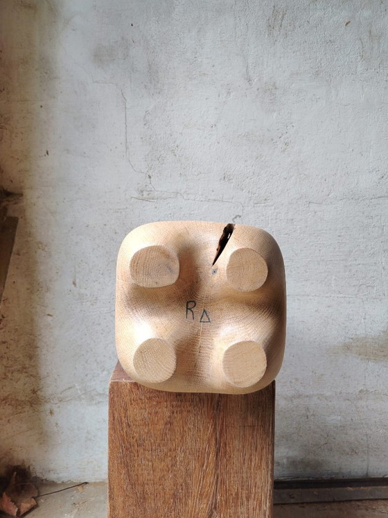 Vaso scultoreo in rovere massiccio – Pezzo unico – retroDom, Vasi, Legno (photo 14 of 14)