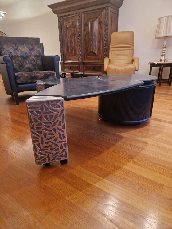 Image 1 of Leolux Meropida Coffee Table | Rotating Tops | Dutch Design