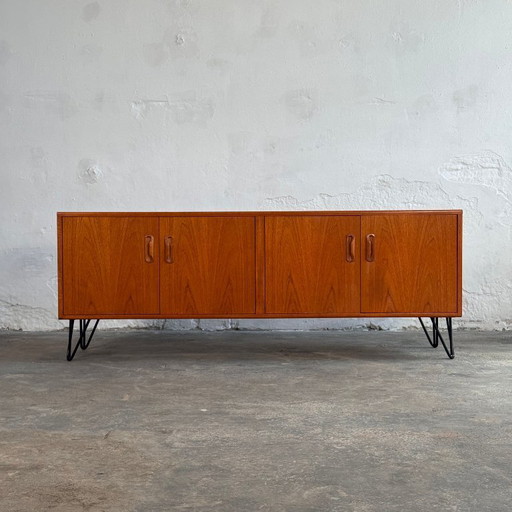 G-Plan Teak 4-Door Sideboard on Hairpin Legs, 1970