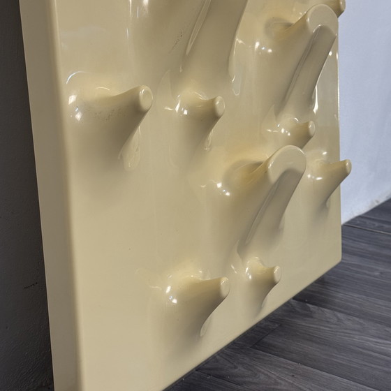 Image 1 of Slab coat rack by De Pas, D'Urbino & Lomazzi for Longato, Italy, 1960s