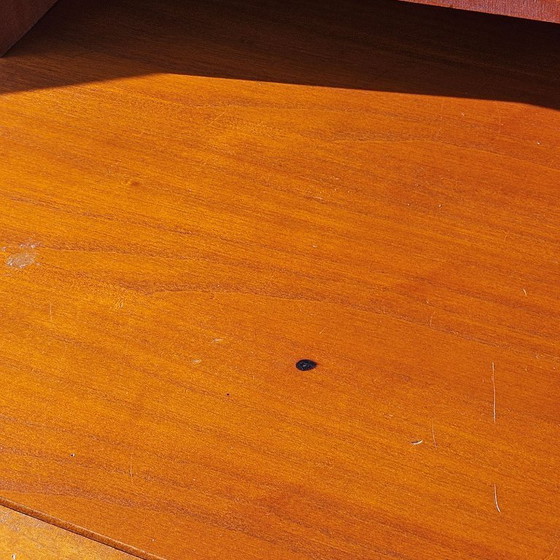 Image 1 of Vintage secretair bureau/kantoorkast/ladekast van kersenhout in Louis XV-stijl - jaren 80