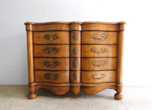 Traditionele dressoir/ladekast met 8 laden van fruithout van Century Furniture