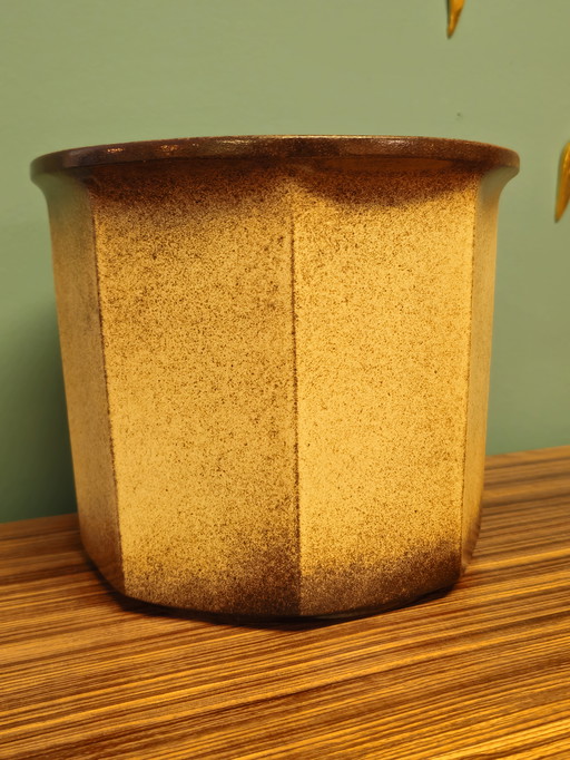 Large Vintage West Germany Flower Pot Ceramic Planter