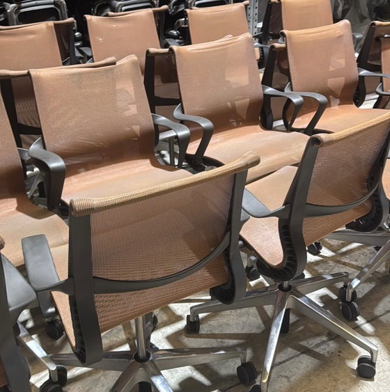 Image 1 of 24 chaises Herman Miller Setu – Mangue (Remis à neuf)