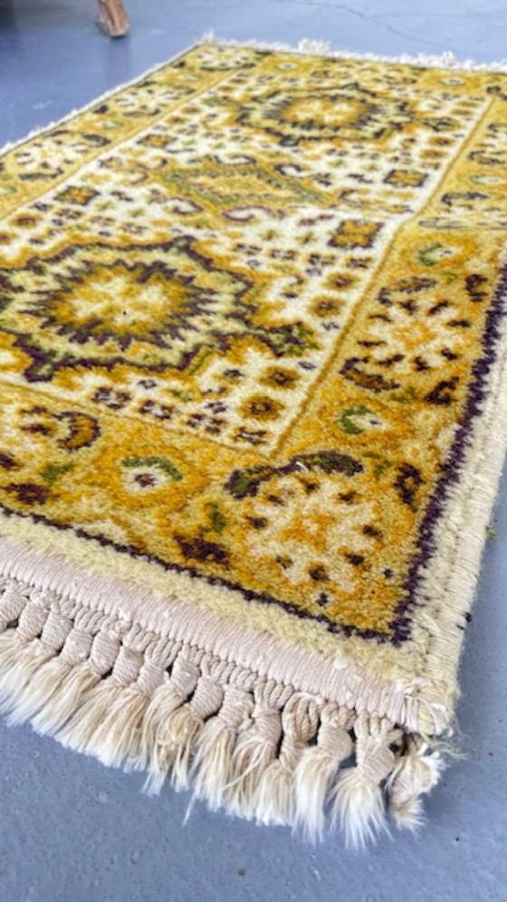 Image 1 of TAPIS Sarouk VINTAGE Moutarde