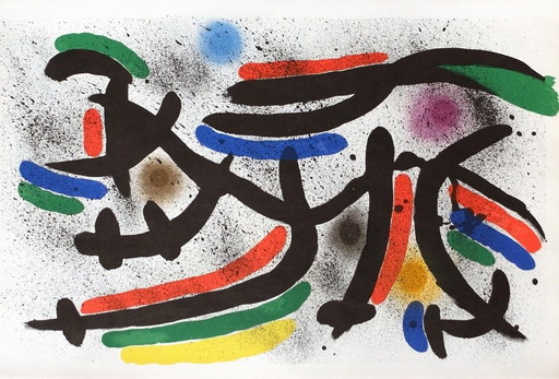Joan MIRO Litografia Miro I-12 1972