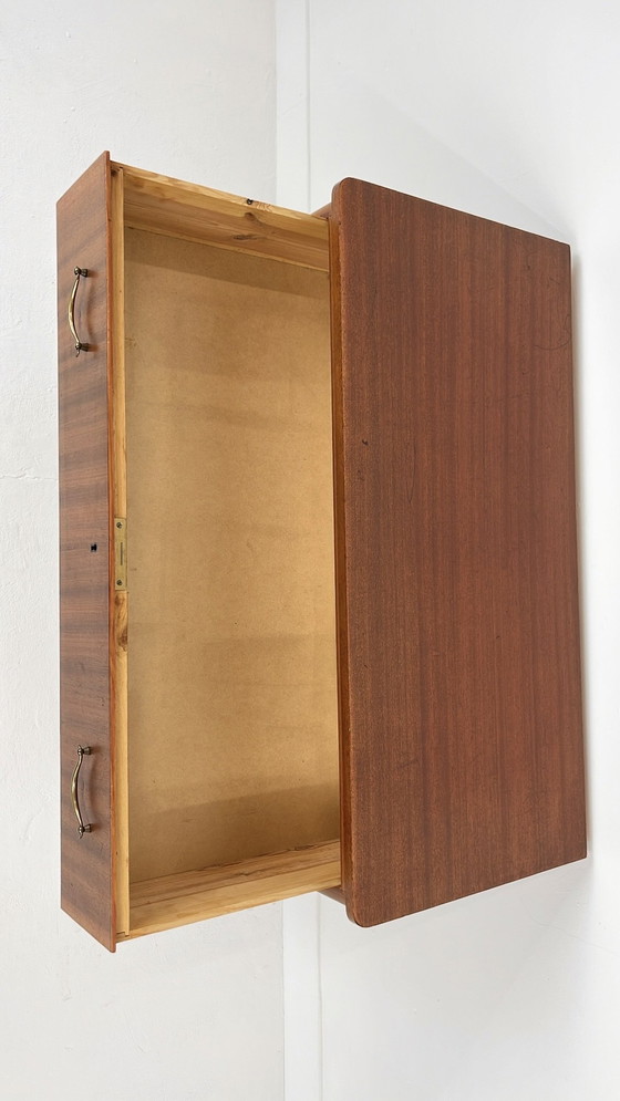 Image 1 of Zweeds vintage teak fineren ladekast 