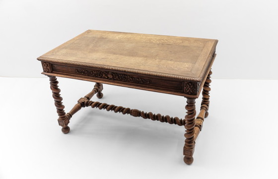 Image 1 of French Barley Twist Writing Desk