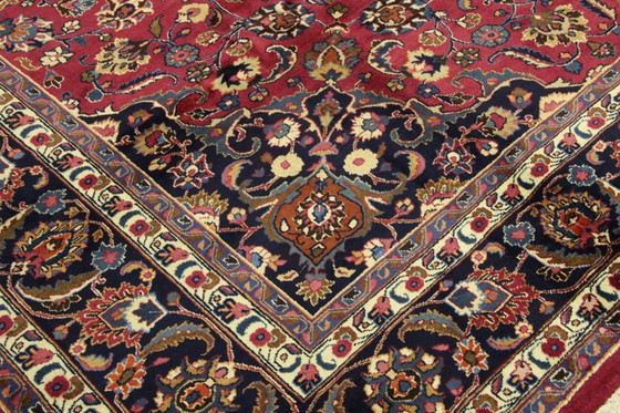 Image 1 of Original Perserteppich Keschan,Kashan Rot 323 x 250 cm Top Zustand Klassik Alt