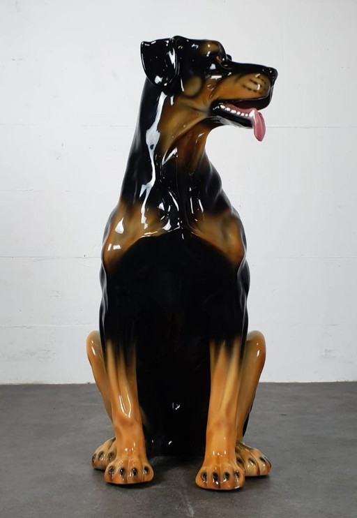 Vintage Statue Hund