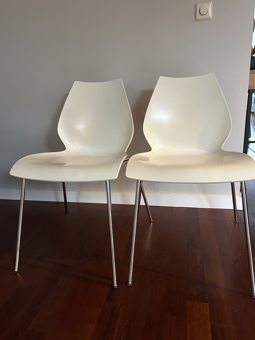 Kartell Maui Stoelen, 2 Stuks