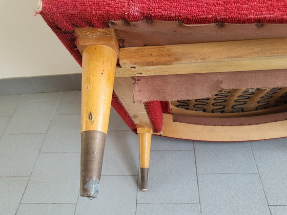 Image 1 of Vintage rockabilly fauteuil uit de jaren 50, te restaureren door DLG Steiner Arp Guariche.