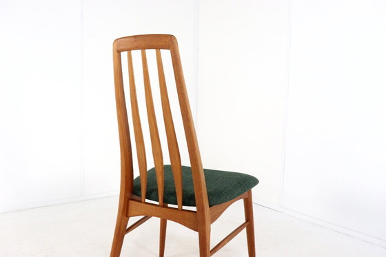 Image 1 of Set of 6 Niels Koefoed Eva dining chairs, vintage upholstered