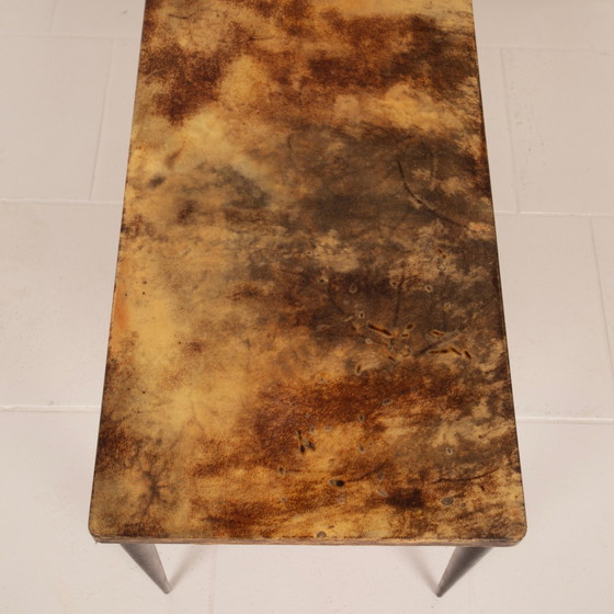 Aldo Tura Mid Century Rectangular Parchment Low Coffee Table mod. 825 Itayl 1950 – Wood, Mid Century Modern (photo 25 of 27)