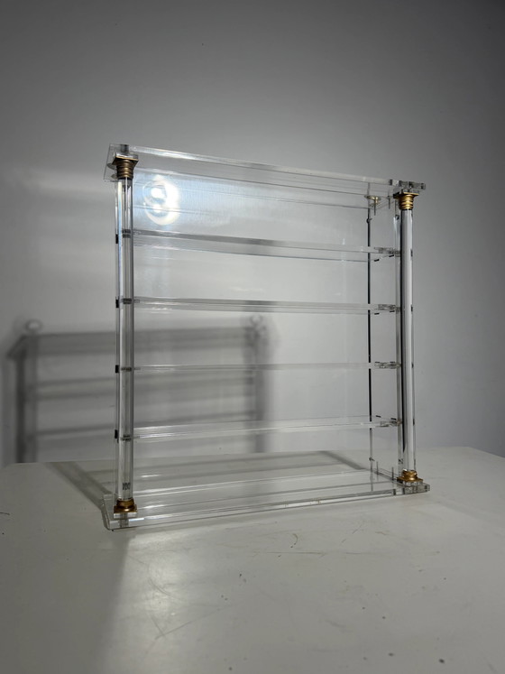 Vetrina da parete vintage in plexiglas, 50 × 50 cm, Vetrine, Vetro (foto 7 di 9)