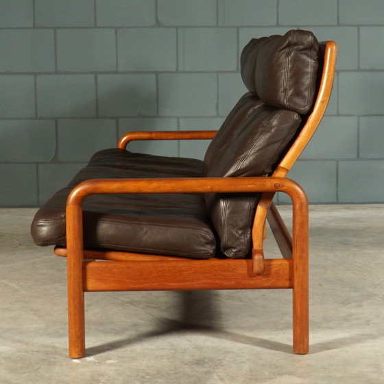Image 1 of Dänisches Dreisitzersofa - L. Olsen & Son - Teakholz - 1960er Jahre