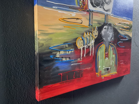 Image 1 of Painting for sale Cobra style