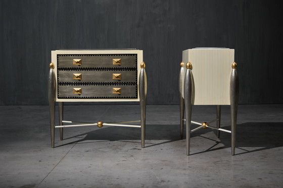 Image 1 of Cassettiere Hollywood Regency Glam, Francia, anni '70