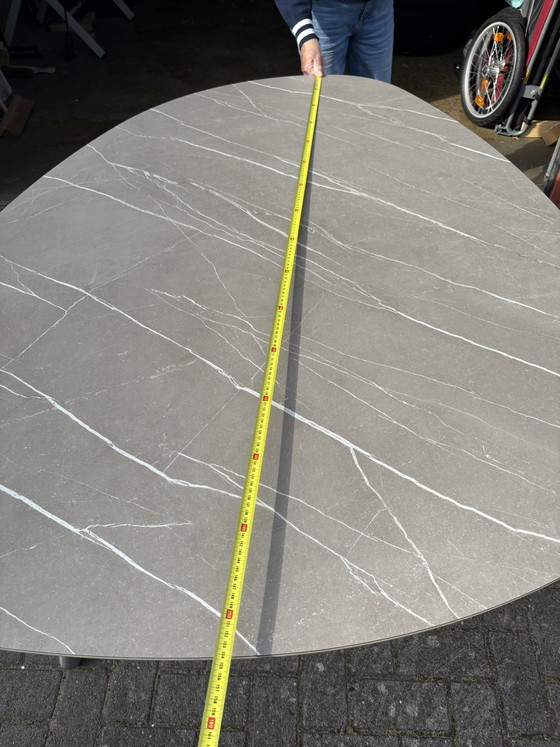 Design Esstisch Circlips - Marmoroptik HPL-Platte., Castelijn, Esstische, Andere, Grau (Foto 10 von 12)