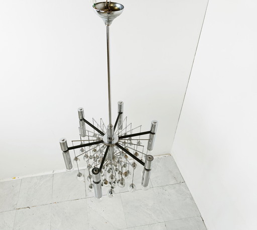 Lampadario Gaetano Sciolari, anni '70