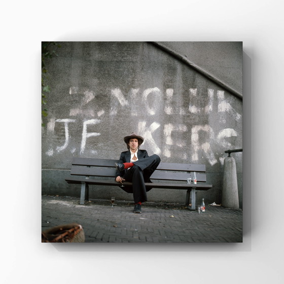 Image 1 of 1x Kunstdruck von Ramses Shaffy, frühe Farbausgabe, 1965