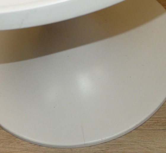 Image 1 of Table tulipe années 60-70, table club, table basse, 64/50 cm, table d'appoint, base tulipe, blanc, rétro, vintage, Häfele