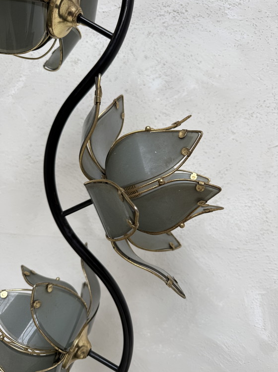 Hollywood Regency Lotus Vloerlamp – Vloerlampen, Other (photo 3 of 7)