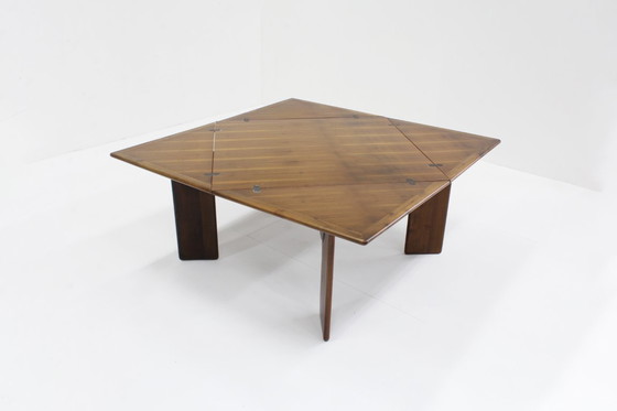 Image 1 of  Vintage uitschuifbare eettafel Silvio Coppola voor Bernini, jaren 60 Italië