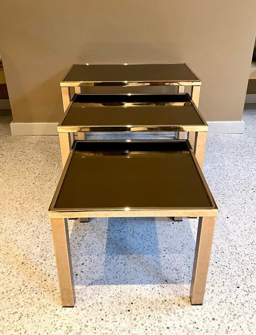 Tavolini impilabili Belgo Chrom