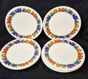 7 x Acapulco Villeroy & Boch cake plates, breakfast plates, 20.3