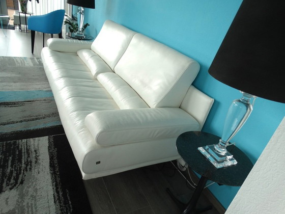 Image 1 of ROLFBENZ Drie Zitsmeubel Wit Leder