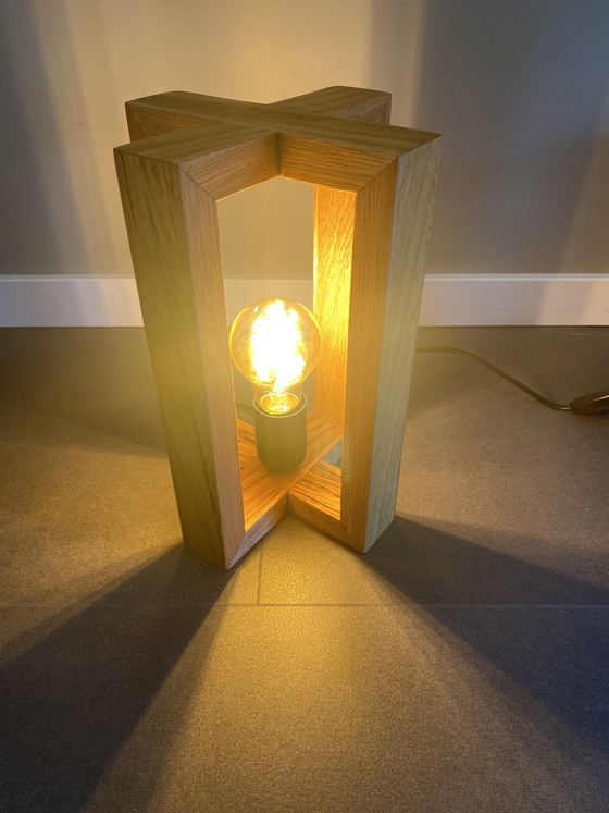Image 1 of Wooden table lamp