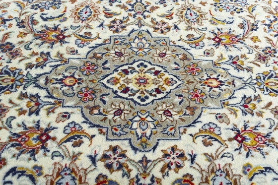 Image 1 of Kashan oosters tapijt - Handgeknoopt van fijne kurkwol - 226 x 140 cm