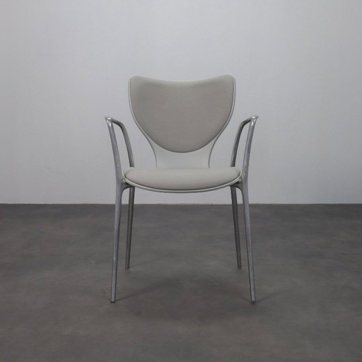 Set van 6 Gorka eetkamerstoelen van Jorge Pensi voor Akaba, Spanje, jaren 90.