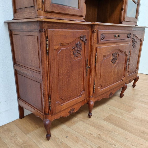 Credenza con Vetrina Vintage Cassettiera Mobile a Parete – Credenze con vetrina, Glass, Wood (photo 9 of 17)