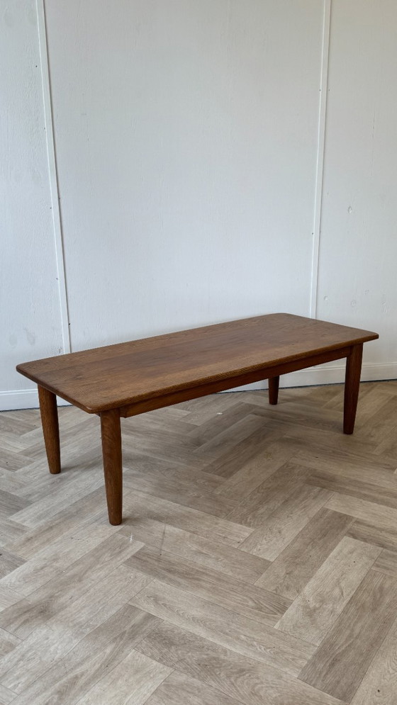 Image 1 of Table basse rectangulaire en chêne