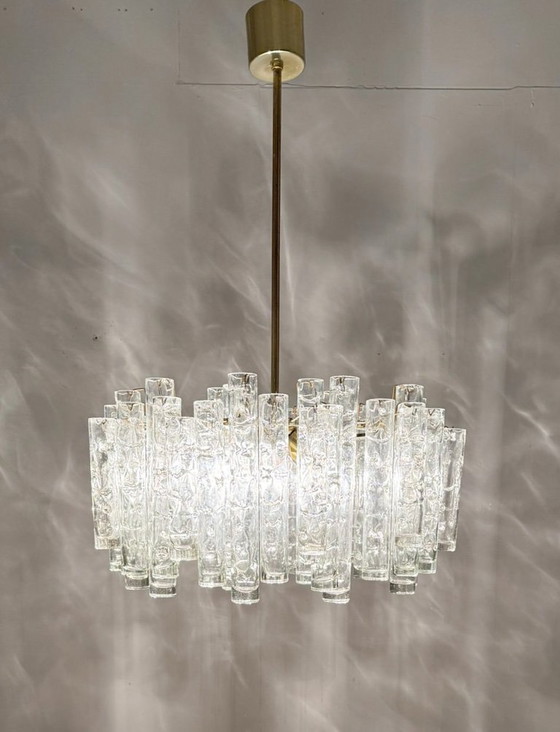 Image 1 of Lampadario/plafoniera di grandi dimensioni di metà secolo di Doria, Germania, anni '60