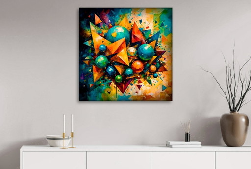 MikoArt-Liquid Gloss®-03/Series-80x80cm-0303