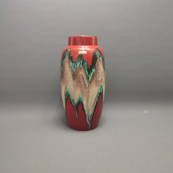 Image 1 of Scheurich, Allemagne de l'Ouest Vase - 553-38 Fat Lava