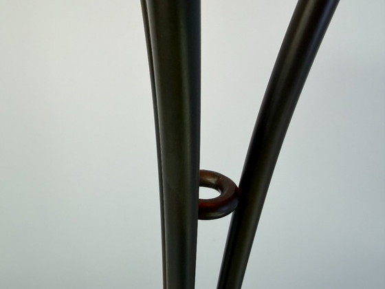 Lampada da terra stile Art Déco di Ligne D, anni '80 – Lampade da terra, Vetro, Metallo (photo 11 of 15)
