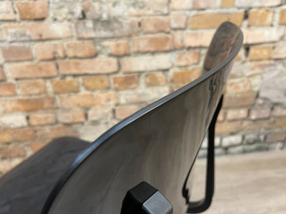 Ahrend Revolt, Black plastic | Friso Kramer, Dining chairs, Metal, Wood, Modern (photo 13 of 15)