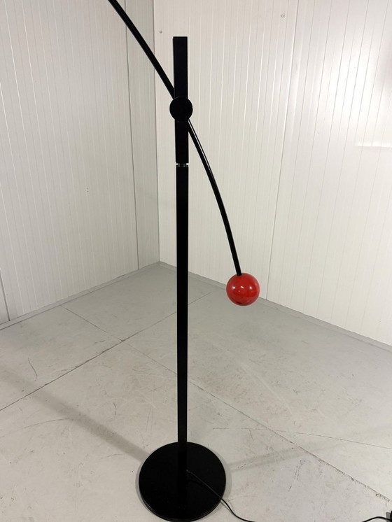 Image 1 of Lampadaire réglable Robert Haussmann pour Swiss Lamps International 1980