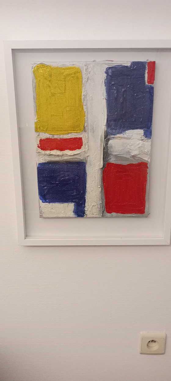 Image 1 of Dipinto di Bram Bogart, 30x40 cm, Cobra