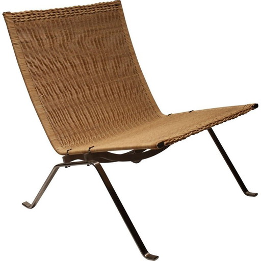 Poltrona vintage modello Pk22 di Poul Kjærholm per Fritz Hansen, 2000