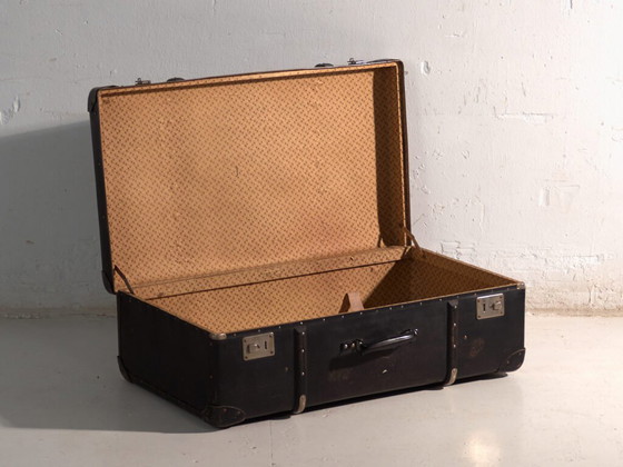 Antique WICO travel trunk in vulcanised fibre – Germany, circa 1930 – Travel bags, Metal, Art Deco (photo 26 of 40)