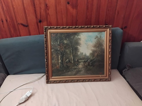 Image 1 of LARGE SIGNED PAINTING
