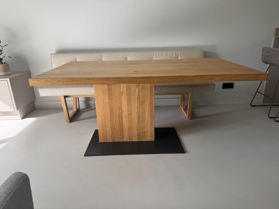 Tavolo da pranzo di design italiano Riva 1920, 160x90 cm. Rovere massello. – Tavoli da pranzo, Wood (photo 2 of 43)