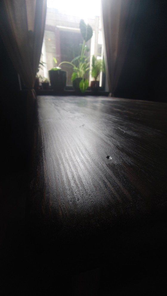 Image 1 of Table de salle à manger industrielle vintage