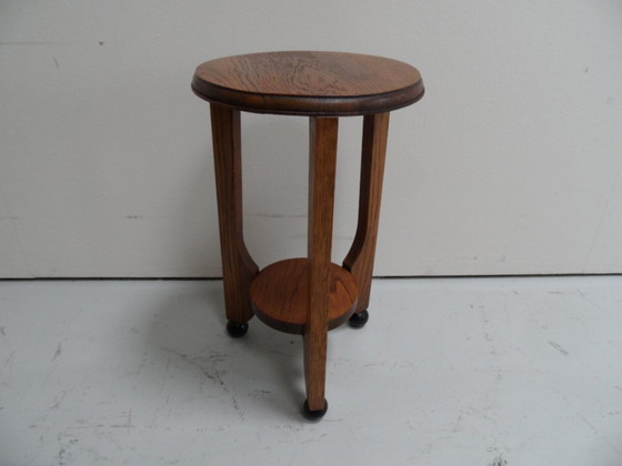 Art Deco side table Amsterdam School – Wood (photo 2 of 7)